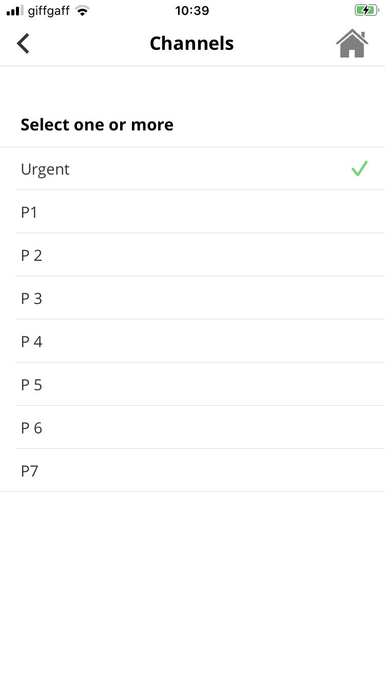 Piota select channels