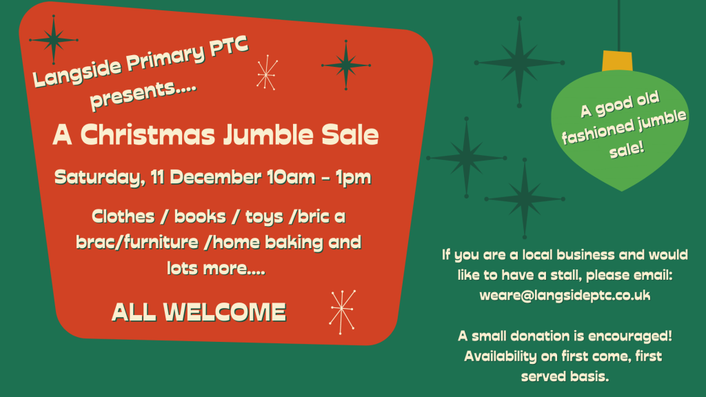 Christmas Jumble Sale Langside